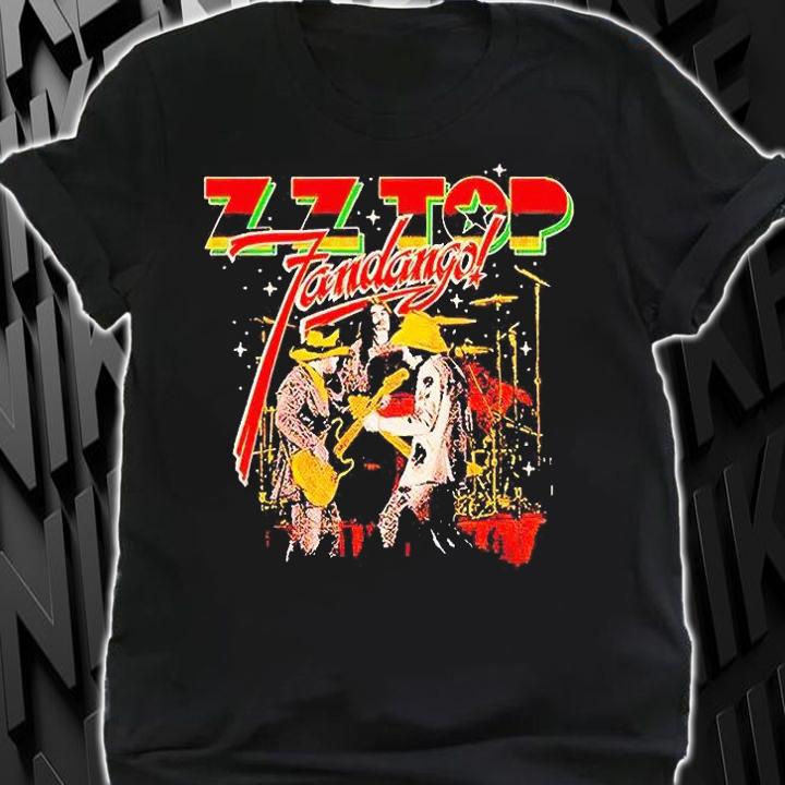 Zz Top Official Store Fandango 1975 T-shirt shirt