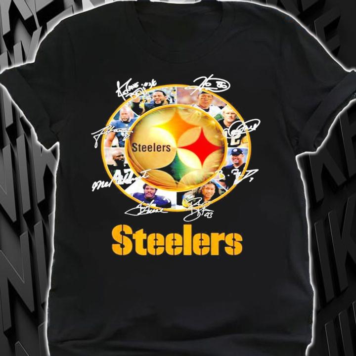 Pittsburgh Steelers Football Team Players Signatures Shirt shirt