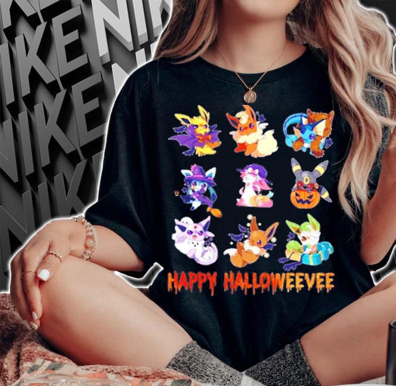 Pokemon Eevee Happy Halloween shirt
