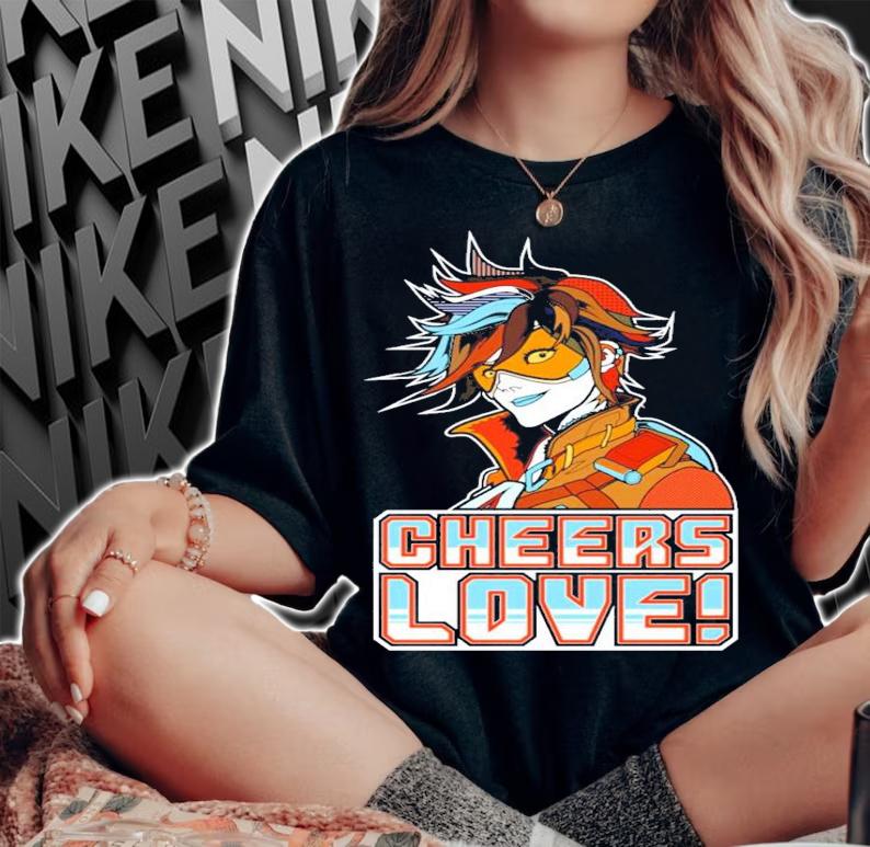 Tracer Overwatch Cheers Love shirt