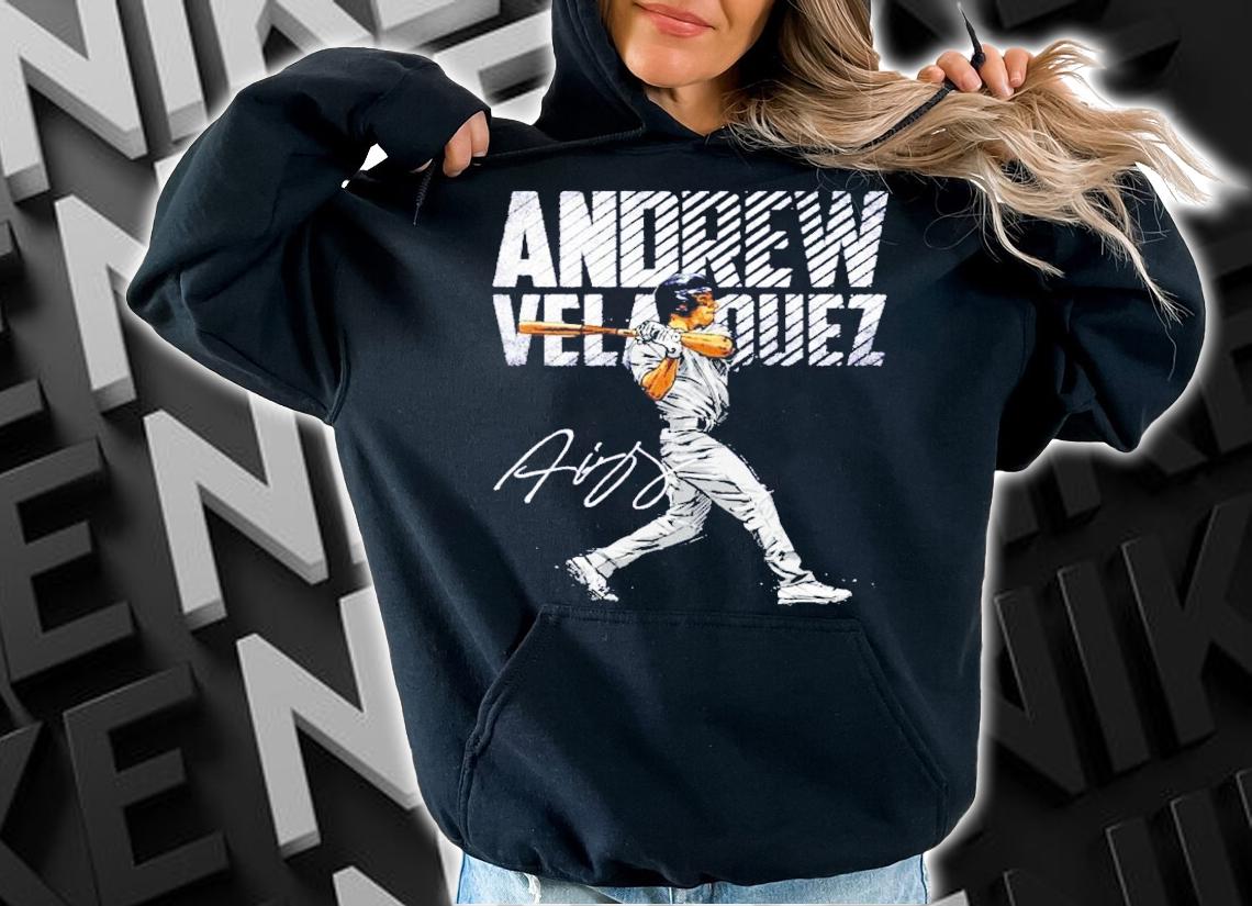 Andrew Velazquez New York Baseball signature shirt