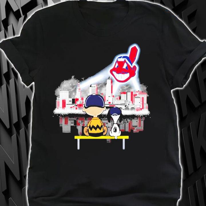 Cleveland Indians Charlie and Snoopy city shirt shirt