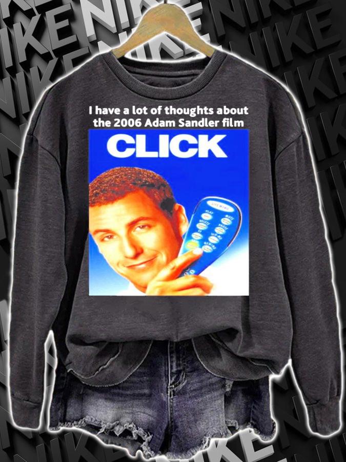 I have a lot of thoughts about the 2006 Adam Sandler film shirt