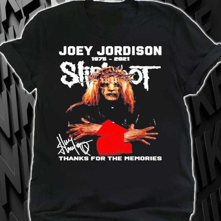 Joey Jordison 1975-2021 Slipknot signature shirt shirt