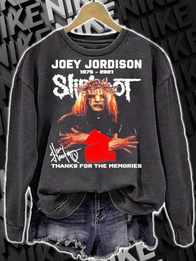 Joey Jordison 1975-2021 Slipknot signature shirt sweatshirt
