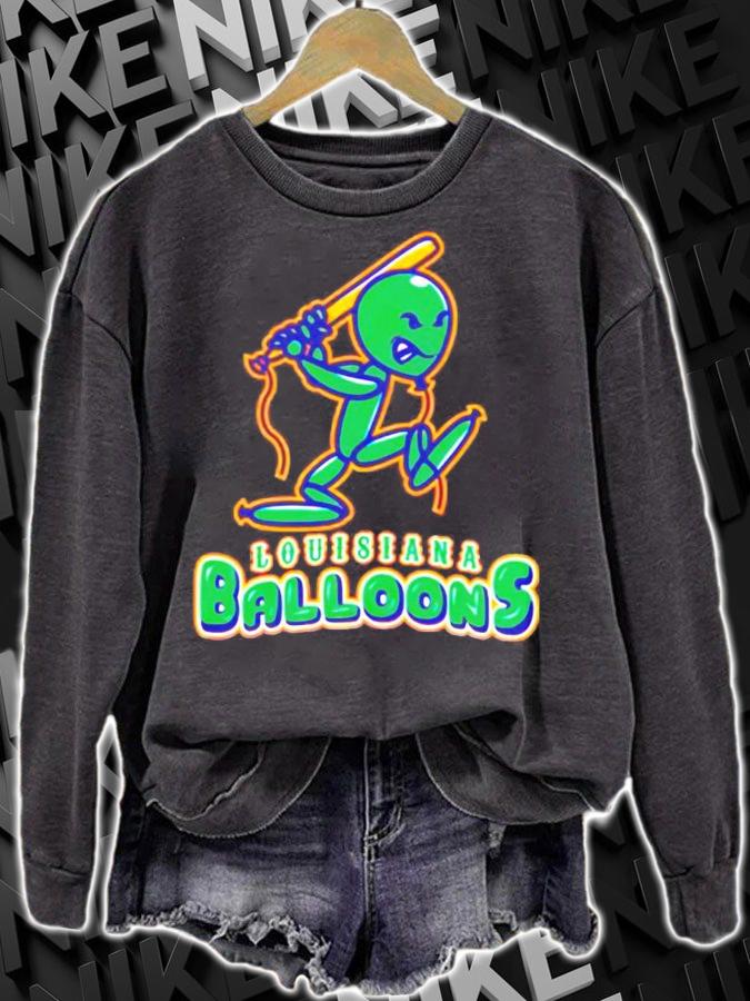 Louisiana Balloons baseball shirt sweatshirt