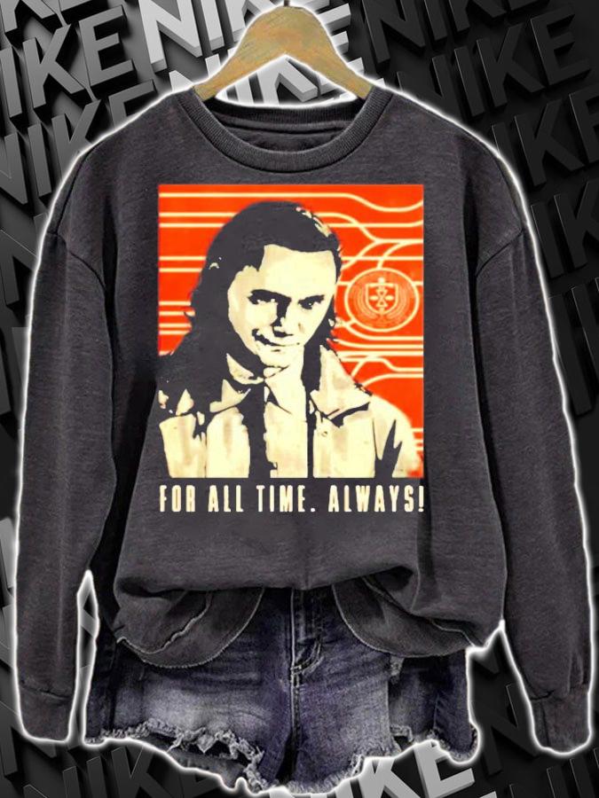 Marvel Loki for all time always shirt sweatshirt