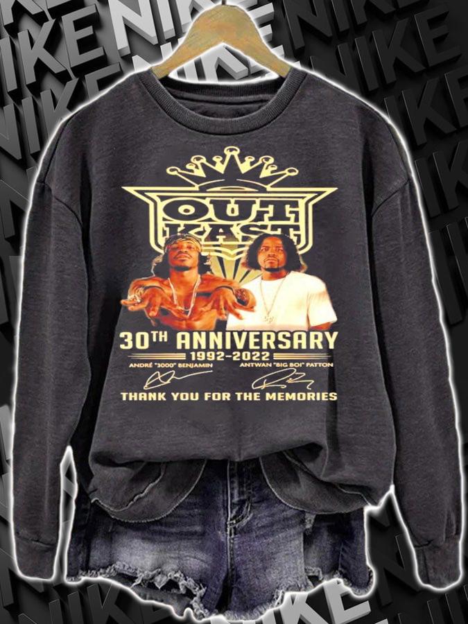 Outkast 30th anniversary 1992-2022 signatures shirt sweatshirt