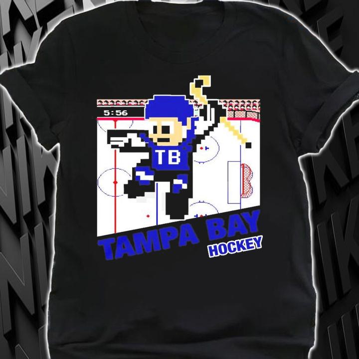 Tampa Bay Hockey 8 bit cartridge design shirt shirt