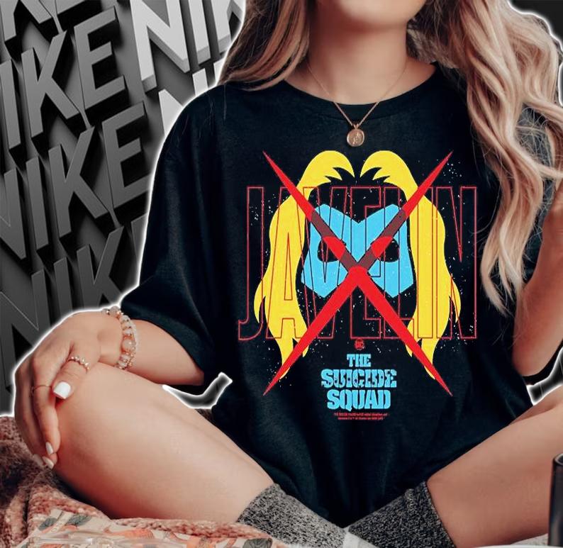 The Suicide Squad Javelin logo shirt woman shirt