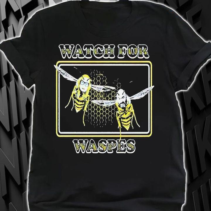 Tom Segura and Christina Pazsitzky watch for Waspes T-shirt shirt