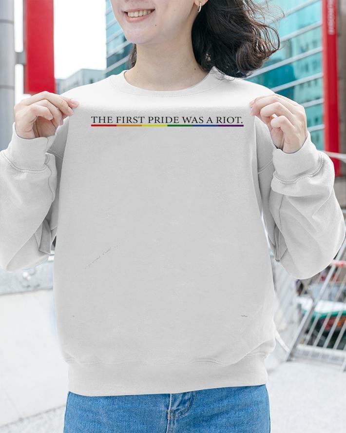 The First Pride Was a Riot LGBT shirt