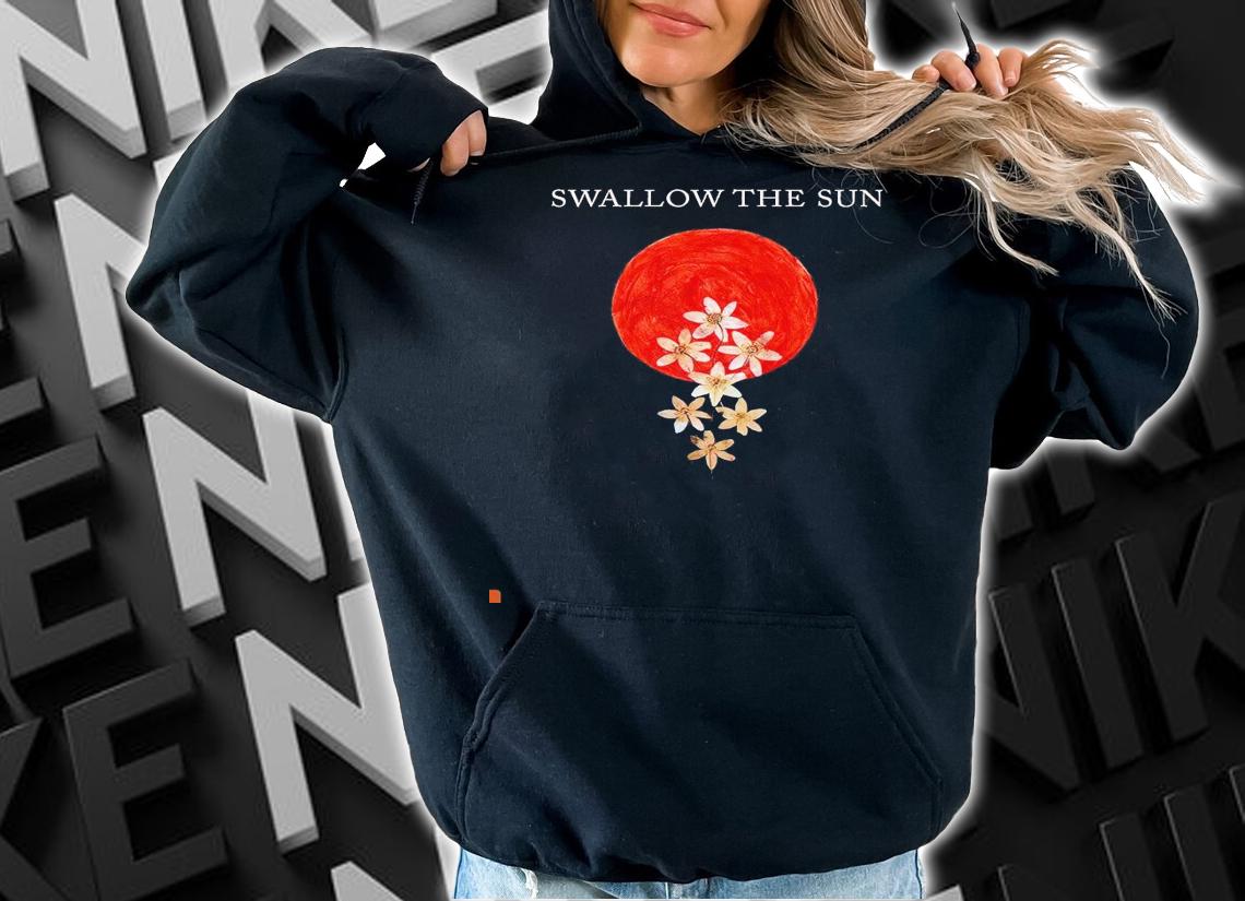 Swallow the sun Moonflowers shirt hoodie