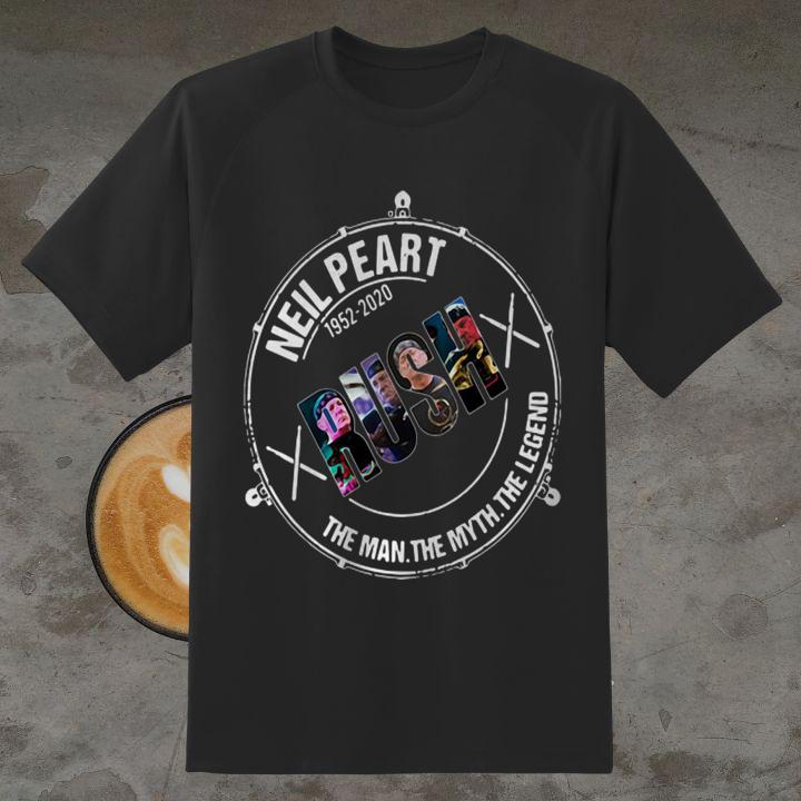 Neil Peart Tribute T-Shirt 1952-2020 - Rush Band Legend Memorabilia
