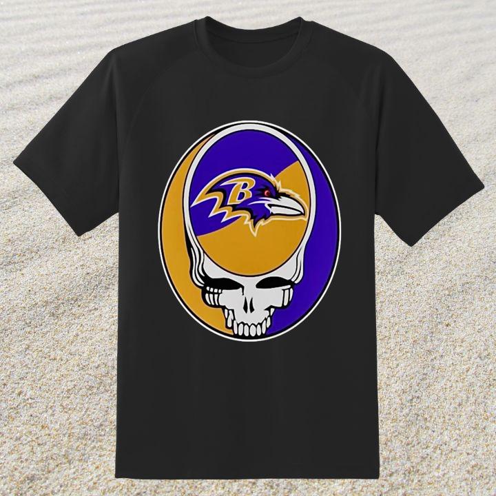 Steal Your Face Baltimore Ravens Grateful Dead T-Shirt