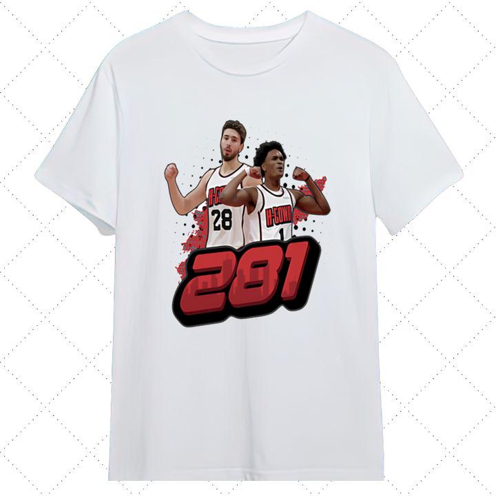 Alperen Sengun And Amen Thompson 281 NBA Houston Rockets T-Shirt - Shop Now