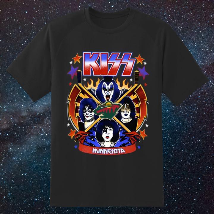 Minnesota Wild Kiss Rock Band Bohemian Rhapsody Shirt