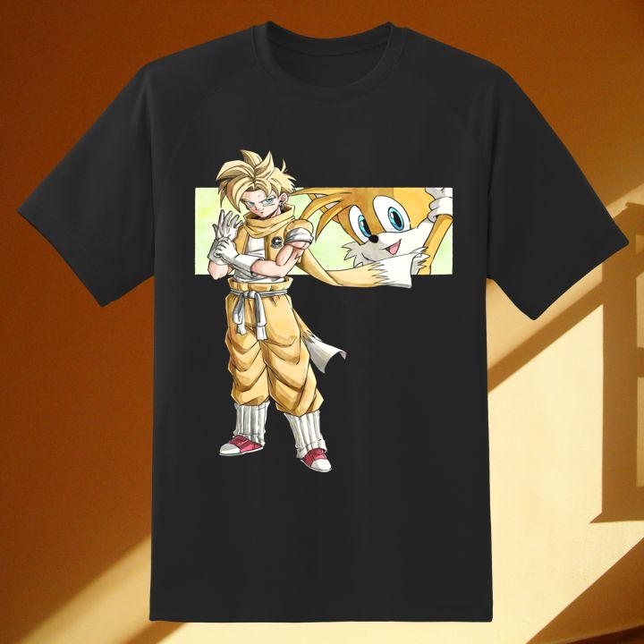 Dragon Ball X Tails Sonic The Hedgehog T-Shirt