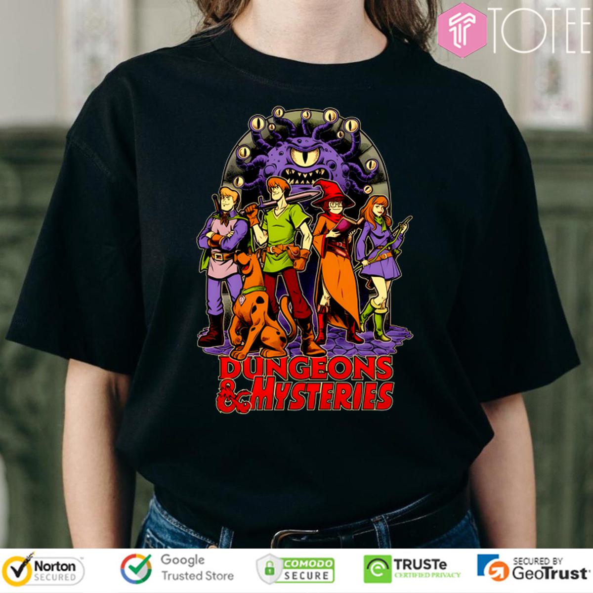 Dungeons Mysteries Scooby-Doo And Dungeons Dragons Shirt