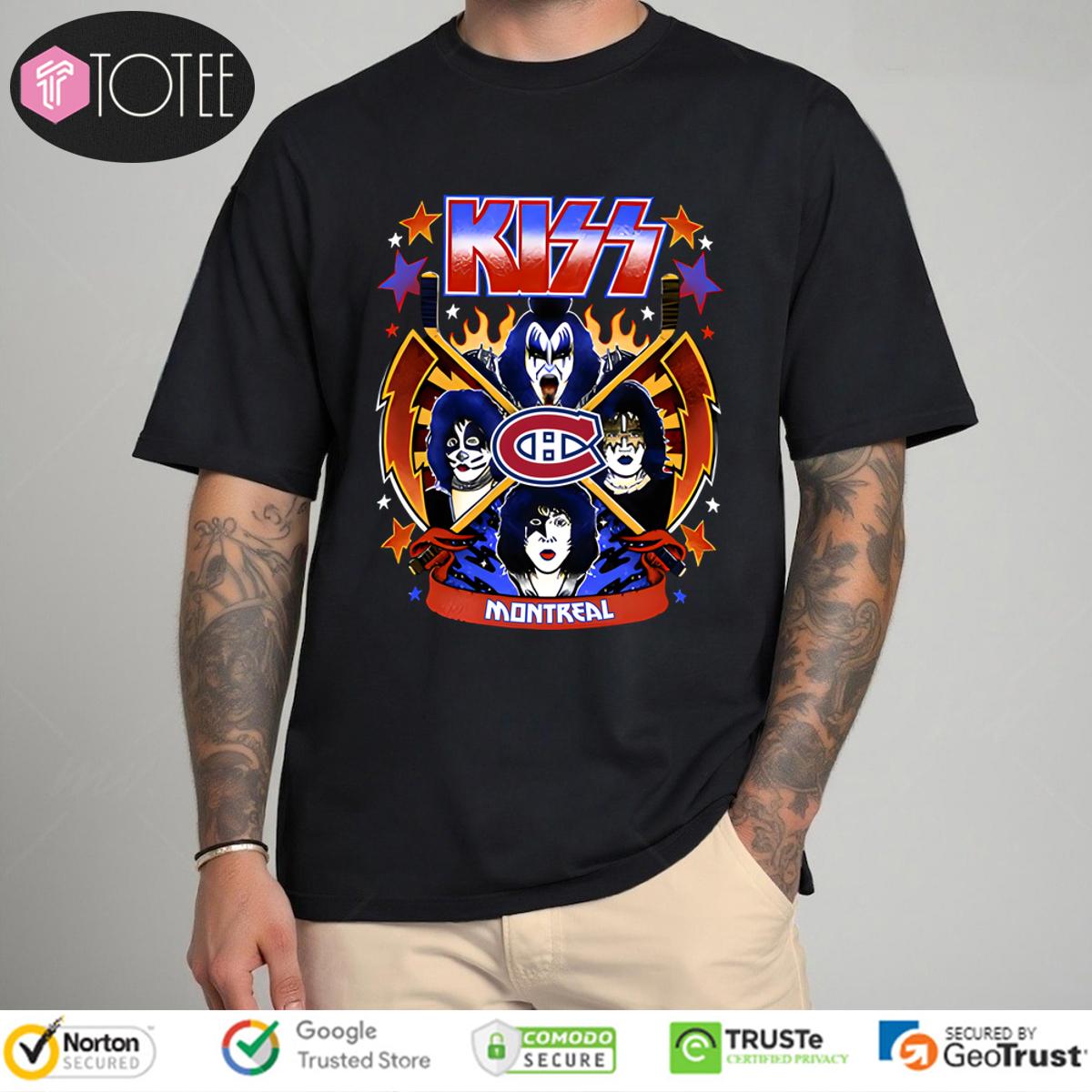 Kiss Band Montreal Canadiens Parody Bohemian Rhapsody T-Shirt