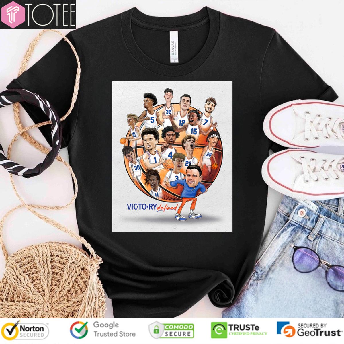 The Boys Wearing Gatorsmbk Florida Basketball Caricature Shirt 
