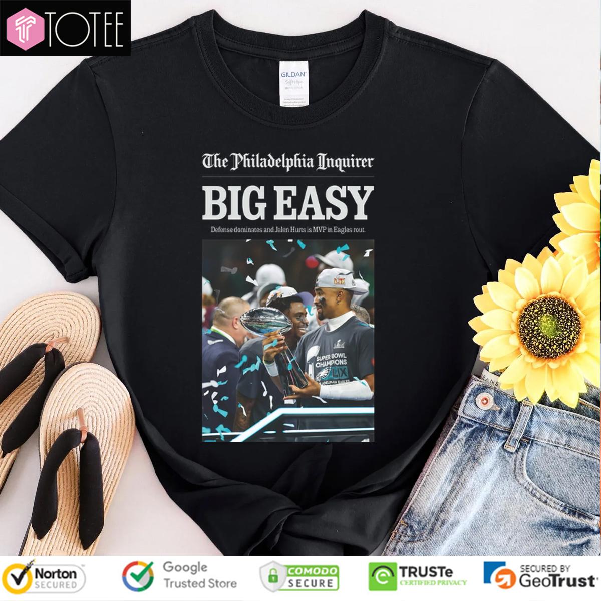 The Philadelphia Inquirer Big Easy Jalen Hurts Mvp Shirt