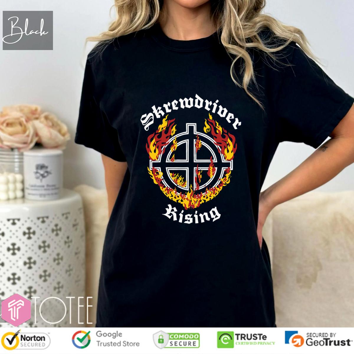 Skrewdriver Rising Shirt: Own the Legend, Feel the Power