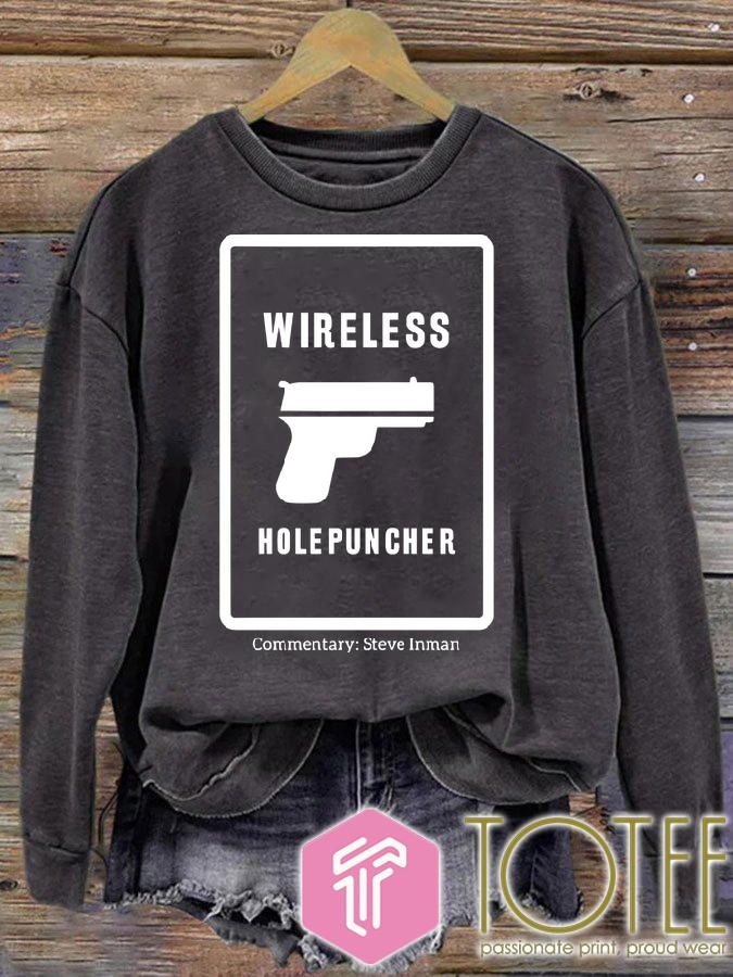 Wireless Holepuncher Steve Inman sweatshirt