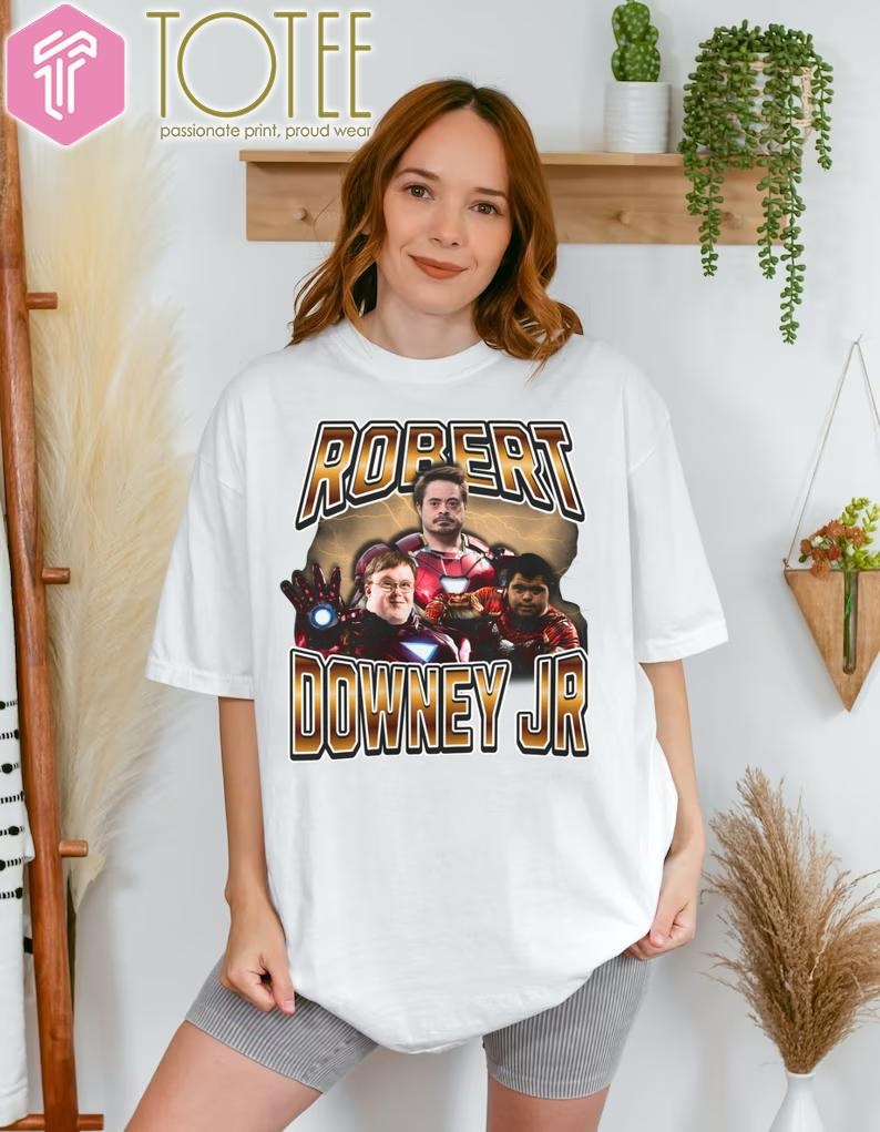 Robert Downey Jr Iron Man Down Syndrome T-shirt